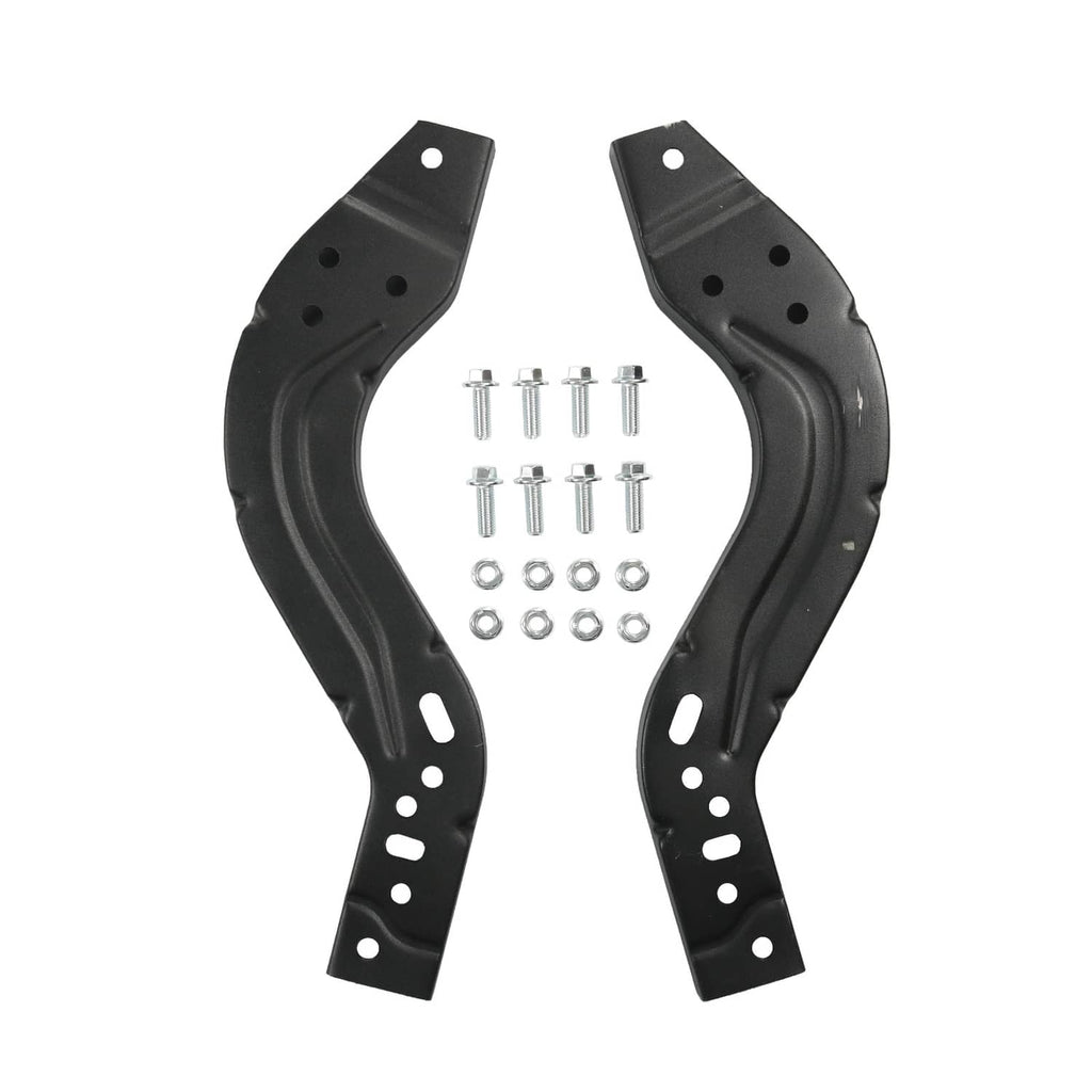 Rear bumper face bar brackets (pair) with screws and washers