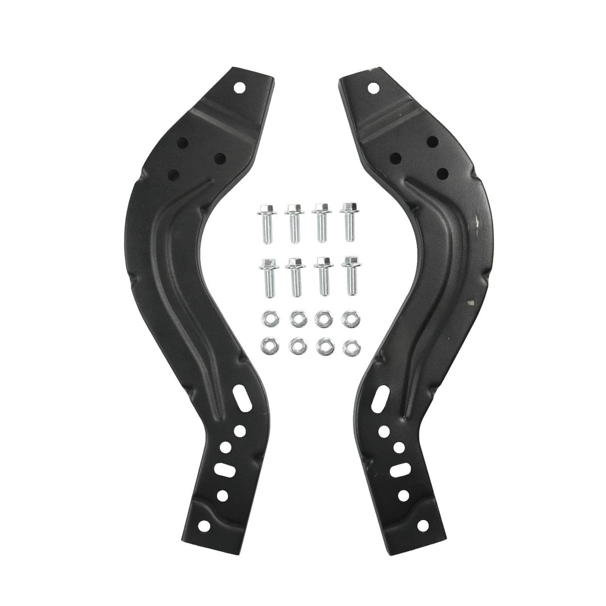 Rear bumper face bar brackets (pair) with screws and washers