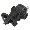 Rear differential carrier assembly with black housing and mounting flange