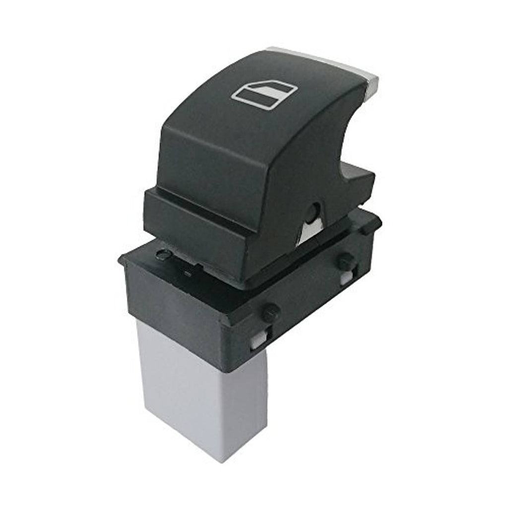 Passenger-side power window switch button with dark gray rocker and light gray base