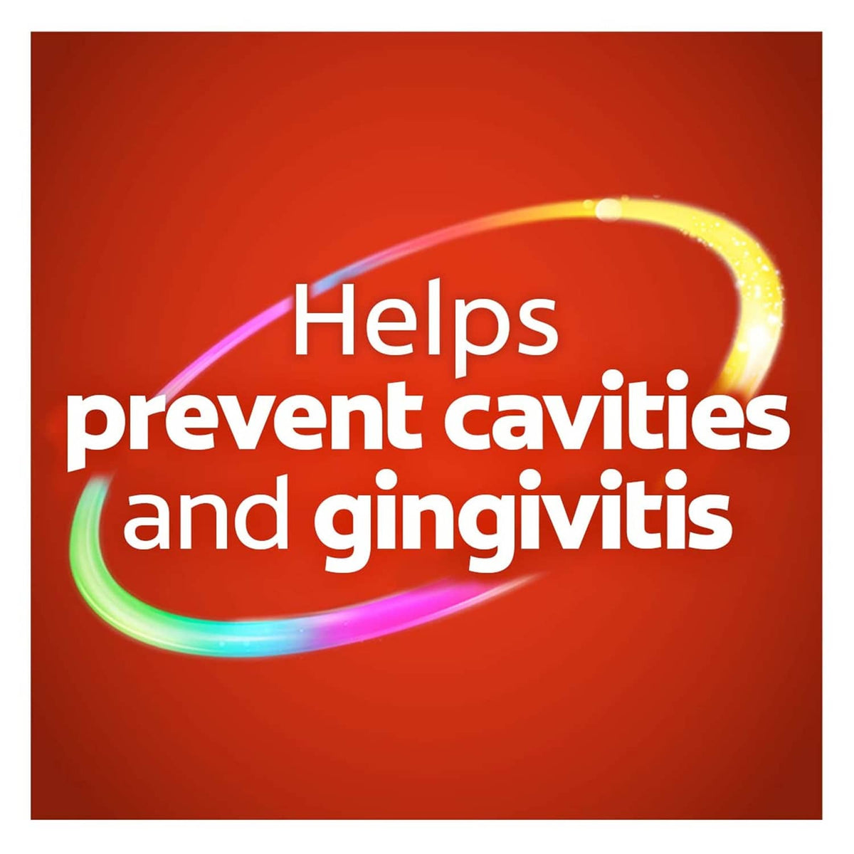Colgate Total whitening toothpaste claim: helps prevent cavities and gingivitis