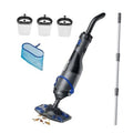 Cordless pool vacuum kit with suction head, extension pole, filter buckets, debris net