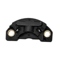 Ignition control module with black housing and two gold electrical terminals