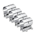 Stainless steel lap joint exhaust band clamp, 2-inch pipe size