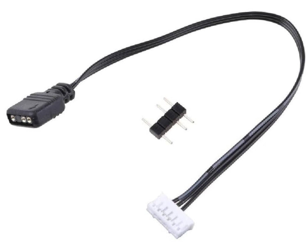 5V fan controller transfer adapter cable with 3-pin to 6-pin connectors