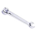 Flare nut wrench, chrome double open-end, 22mm and 24mm sizes