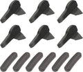 Tire changer duck head inserts, set of black plastic pry tool tips
