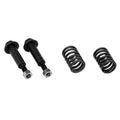Exhaust bolt and coil spring hardware set: two bolts and two springs