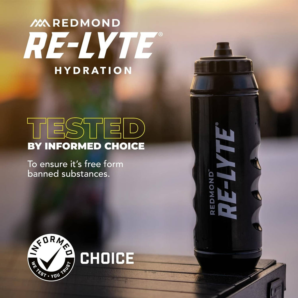 Redmond RE-LYTE hydration shaker bottle, tested by Informed Choice graphic