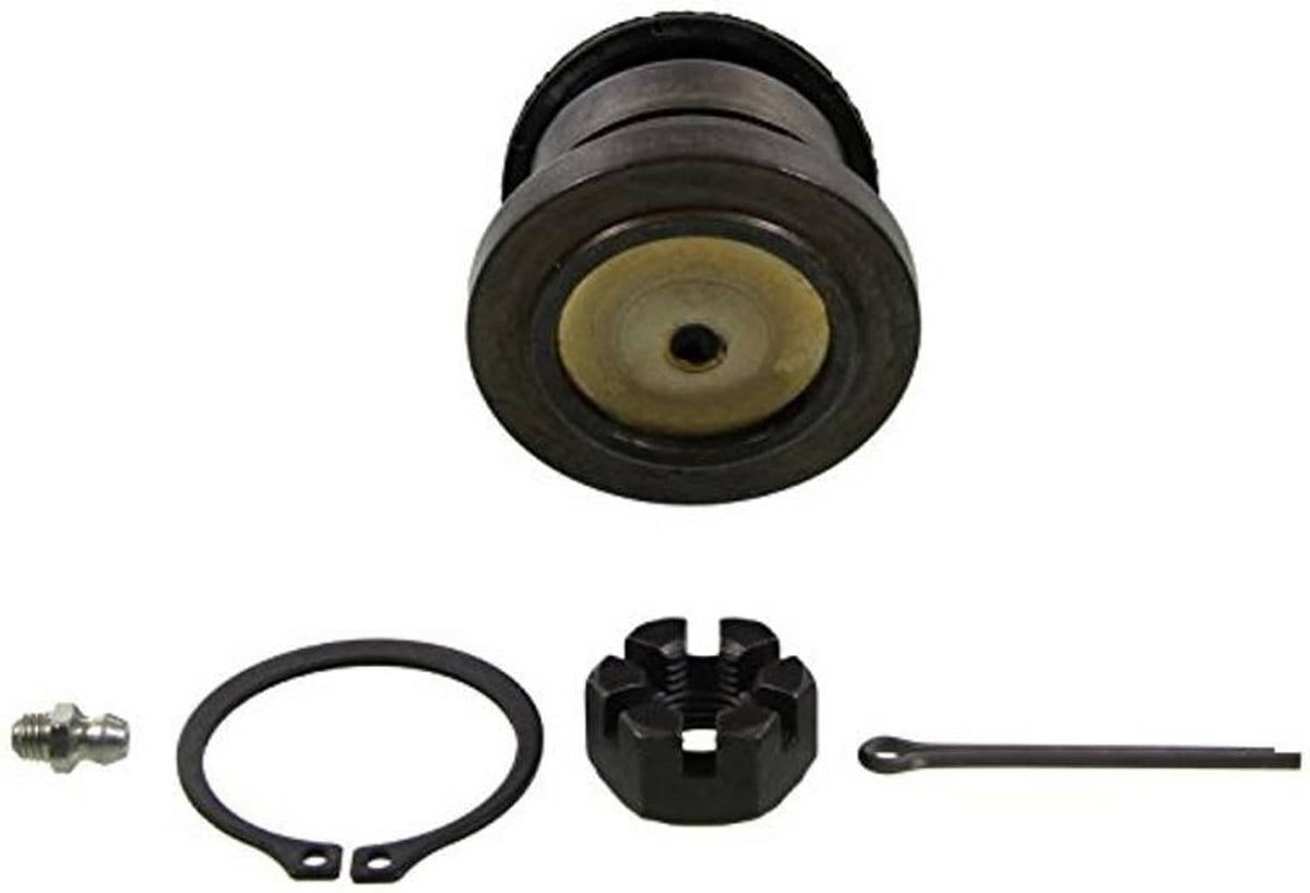 Front upper ball joint with rubber boot, base plate, and included seal ring