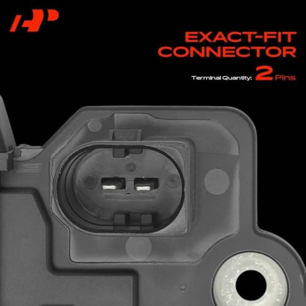 Alternator voltage regulator connector with two-pin terminal socket