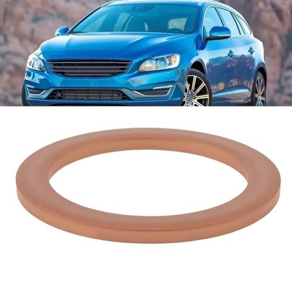Brown round gasket washer ring for differential drain plug, single piece