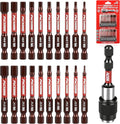 21-piece hex head Allen bit set with 1/4in hex shanks and drill screwdriver bits