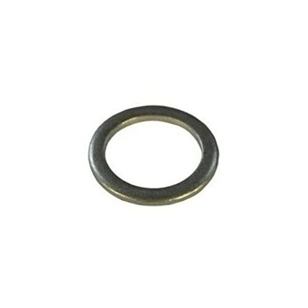 Metal washer ring with inner hole, dark gray