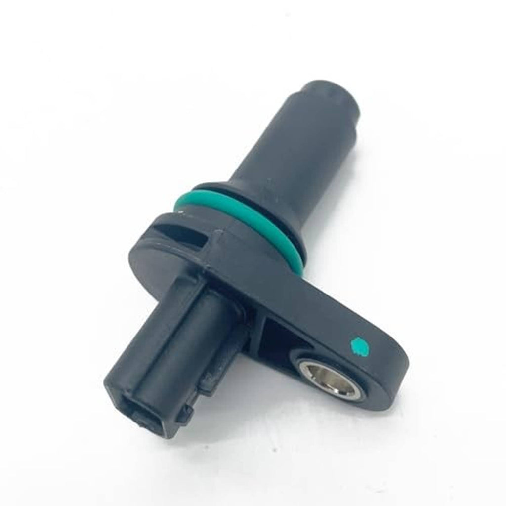 Crankshaft position sensor with green seal ring, dark body and side mounting plate