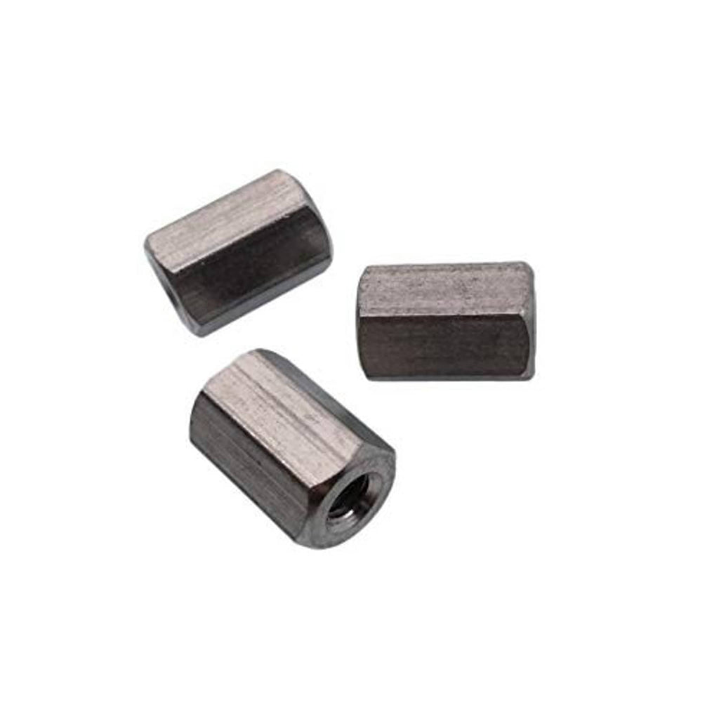 Stainless steel hex coupling nuts with internal thread, two-piece view