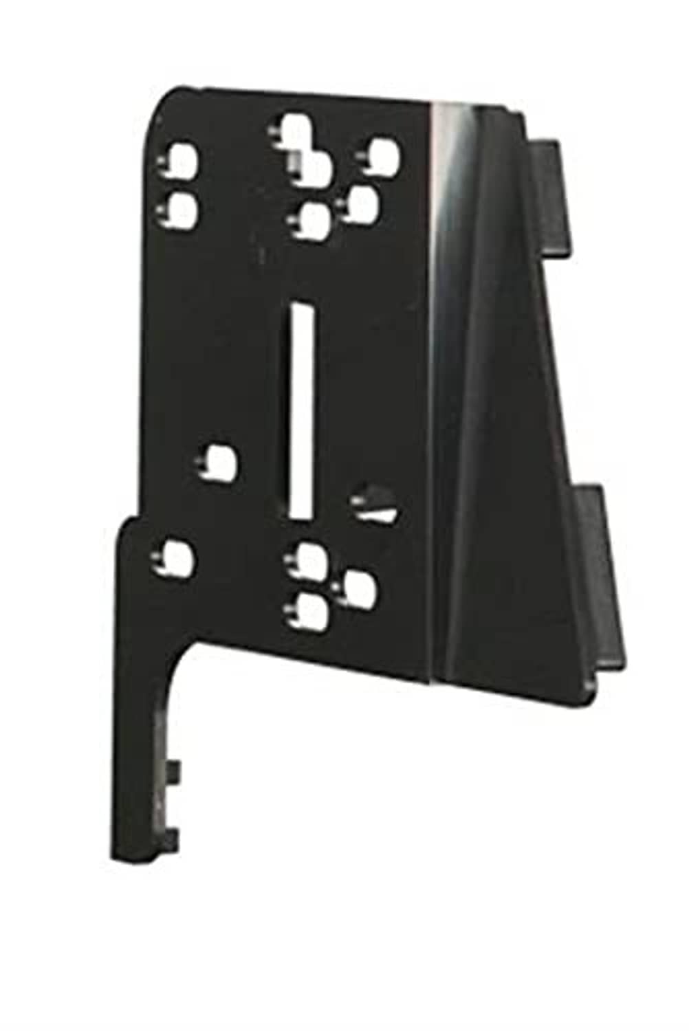 Black mounting bracket panel for double-din dash kit