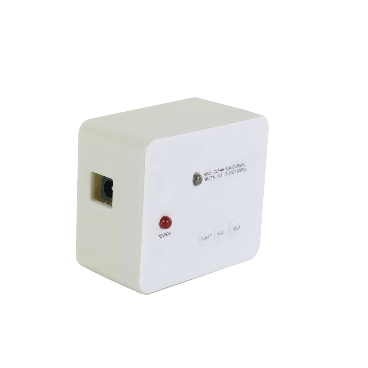 White power module with red indicator light and label panel on front