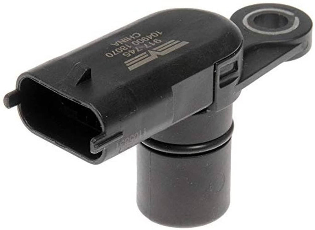 Engine camshaft position sensor, black body with side mounting eyelet