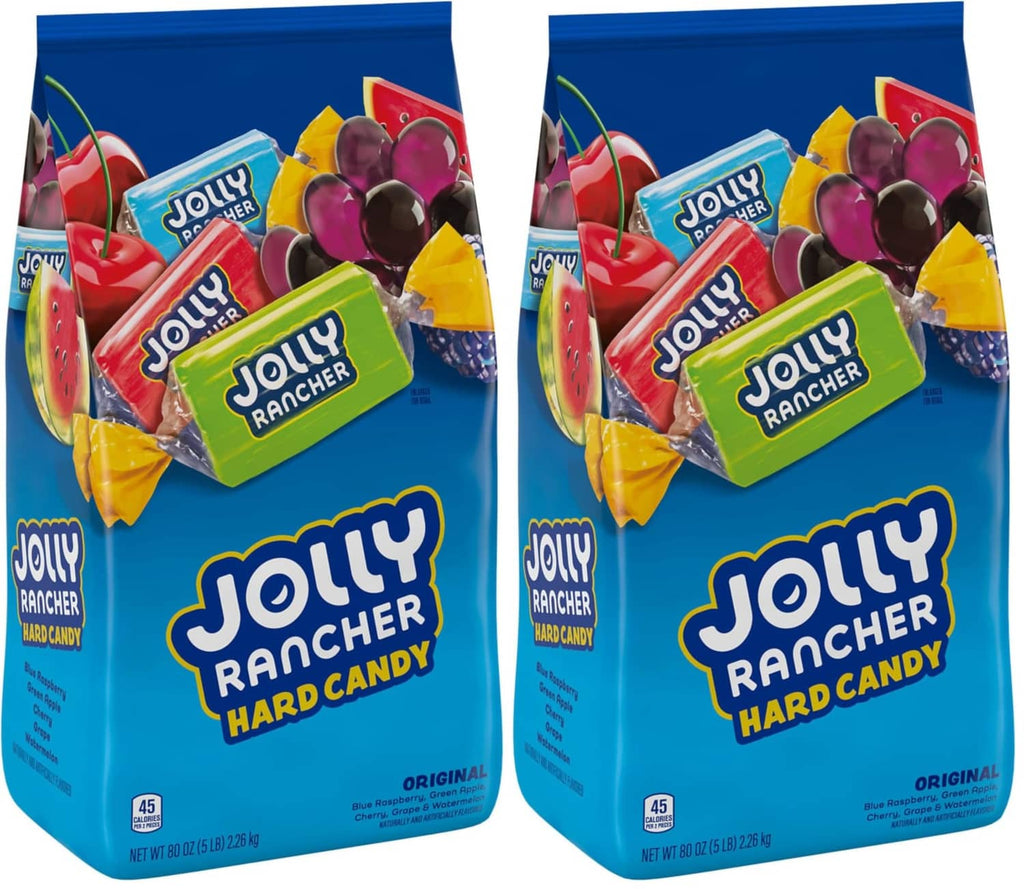 JOLLY RANCHER hard candy bags, two blue Original packs