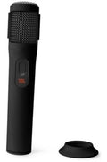 Black silicone mic cover with textured grille sleeve and side control window