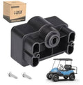 Black motor replacement module with central drive shaft and mounting holes