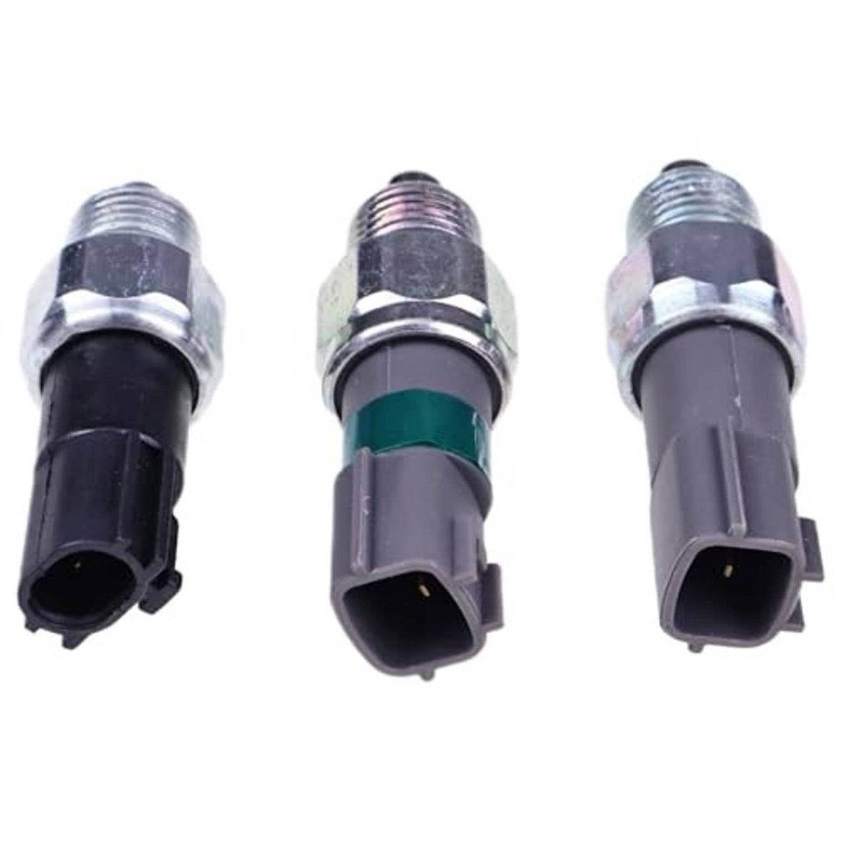 4WD transfer case neutral position sensor: three sensors showing front plug openings and threads