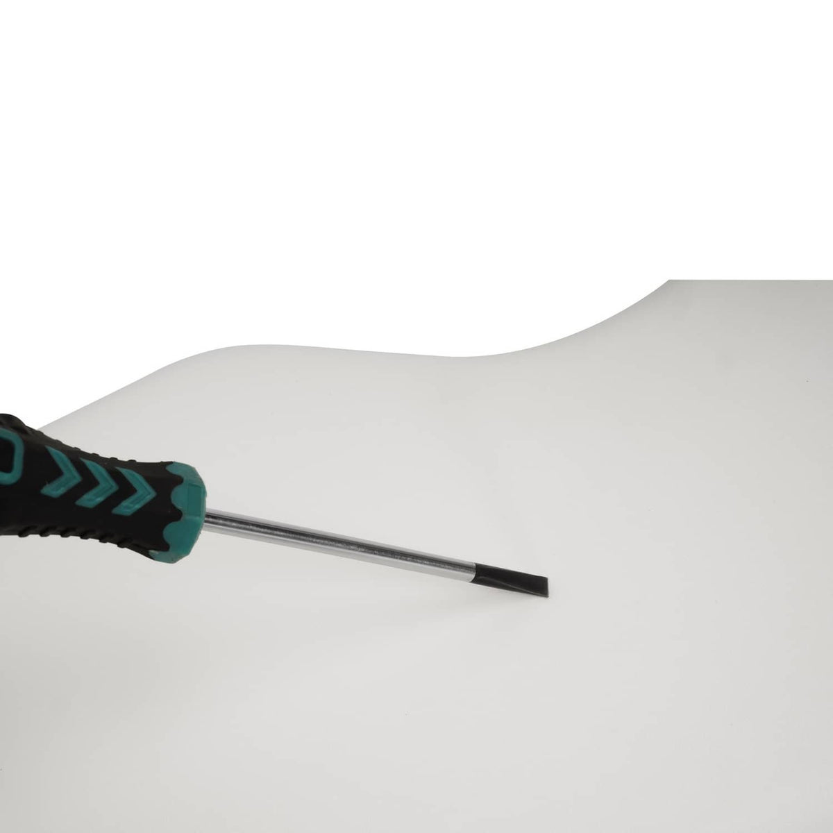 White seat cushion detail with a metal mounting rod shown across the surface