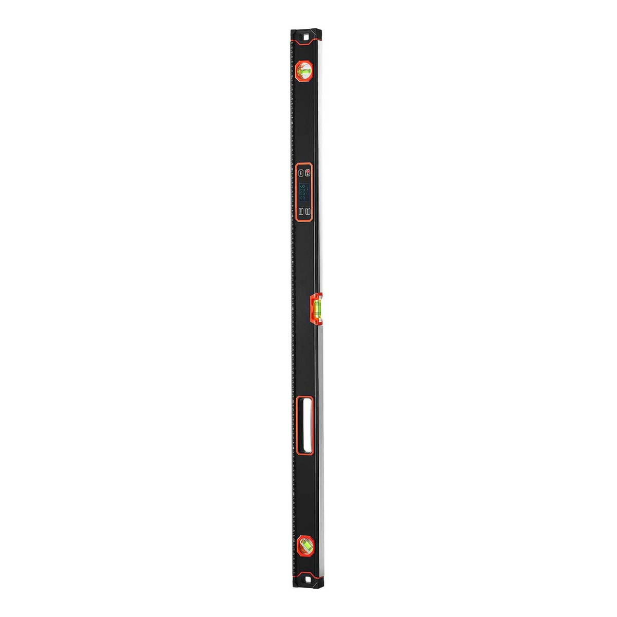 48-inch digital level in slim side profile with LED screen and vial indicators