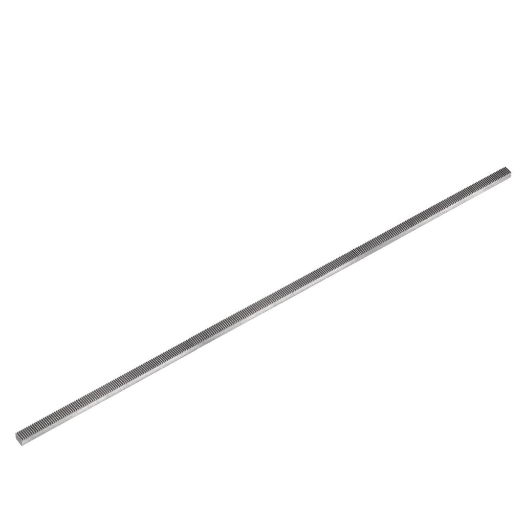Carbon steel gear rack bar with fine straight teeth, 500mm long