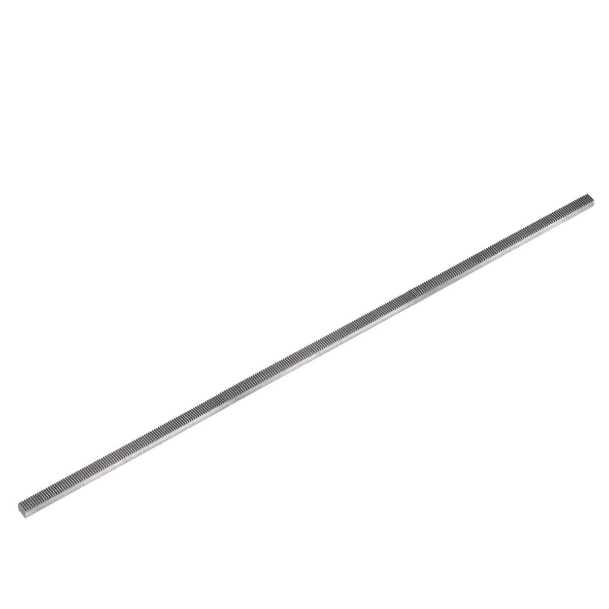 Carbon steel gear rack bar with fine straight teeth, 500mm long
