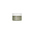 NEEDLY cleansing pad jar with white lid, olive-green container