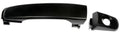 Black front exterior door handle with keyhole opening and mounting clip