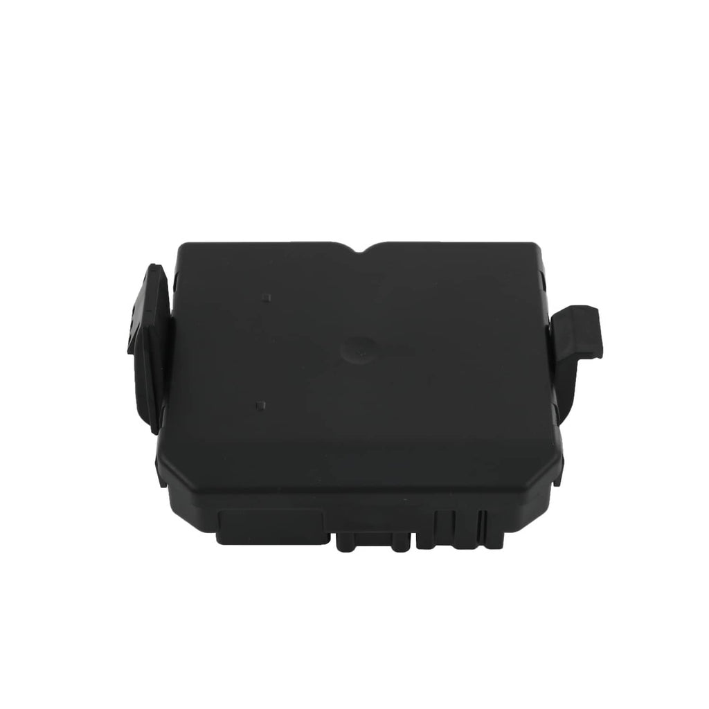 Rear liftgate control module, black plastic housing with mounting clips