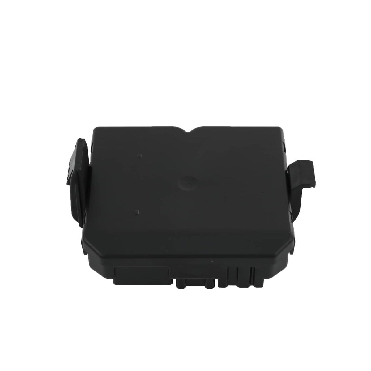 Rear liftgate control module, black plastic housing with mounting clips