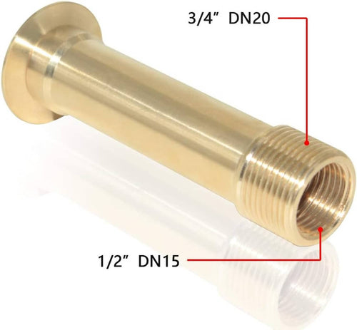 Brass bell fountain nozzle outlet with 1/2 in DN15 and 3/4 in DN20 sizes