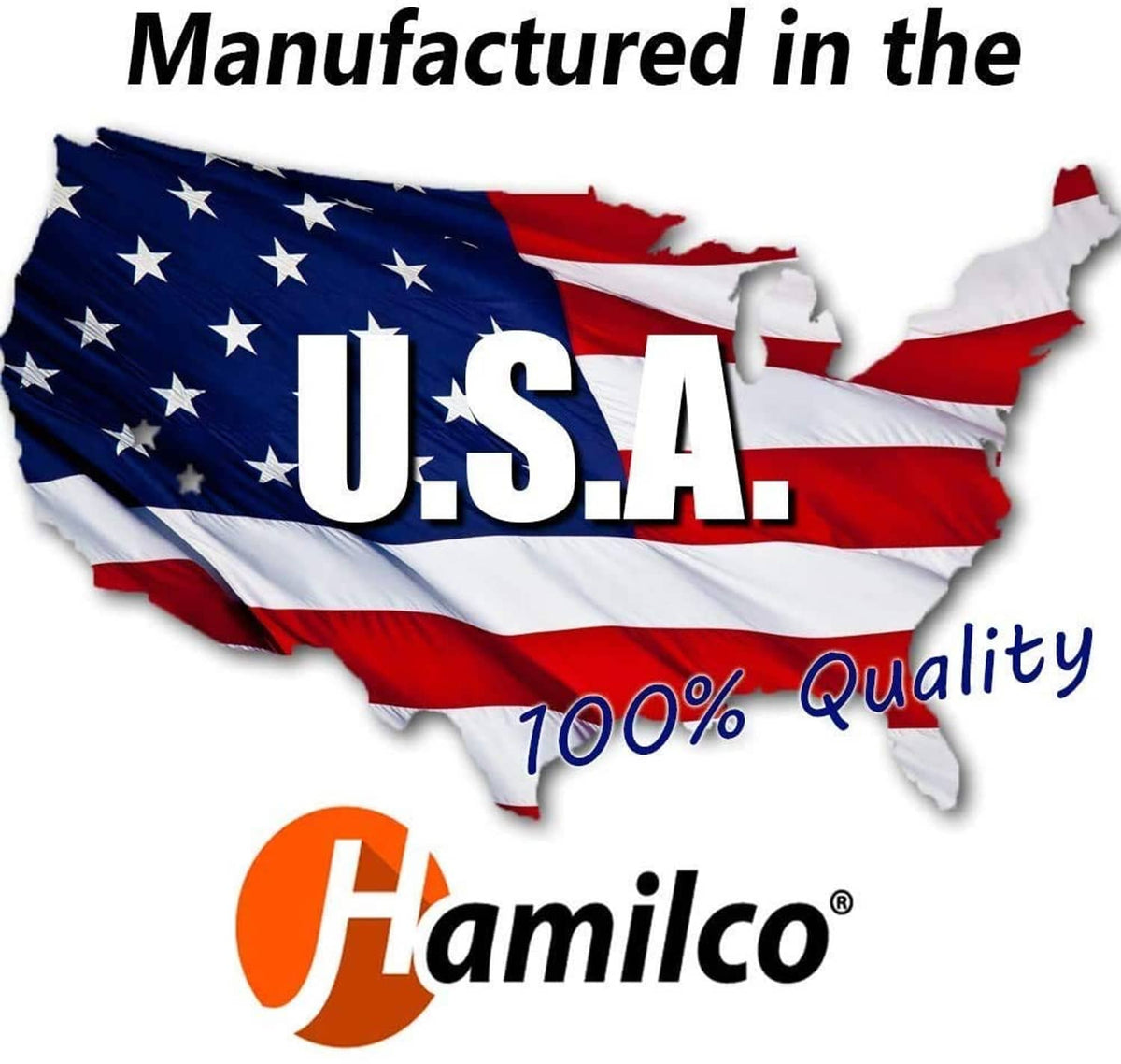 Hamilco manufactured in the U.S.A. quality label
