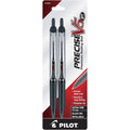 Pilot Precise retractable rolling ball pens, two-pack, extra fine black ink
