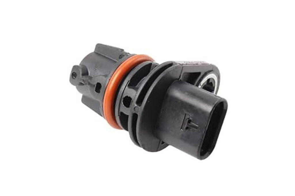 Camshaft position sensor with orange seal ring and cylindrical sensor housing
