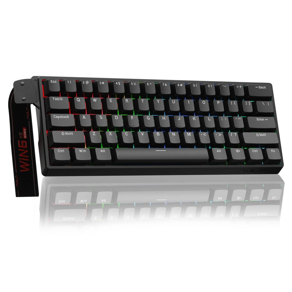 RivetOak Aula WIN60 HE - 60% Mechanical Gaming Keyboard Wired, Magnetic Switch Black