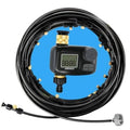 Automatic outdoor misting timer with LCD display and brass inlet/outlet fittings