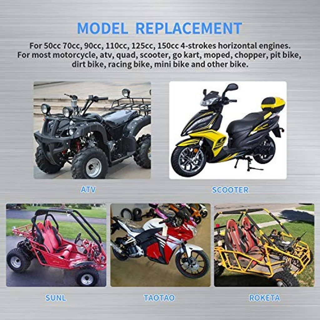 AC CDI model replacement chart for ATV and scooter applications