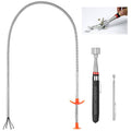 3-piece magnetic pick-up tool set with extendable flexible shafts and claw tips