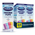Pedialyte Electrolyte Freezer Pops variety pack box, 64-count