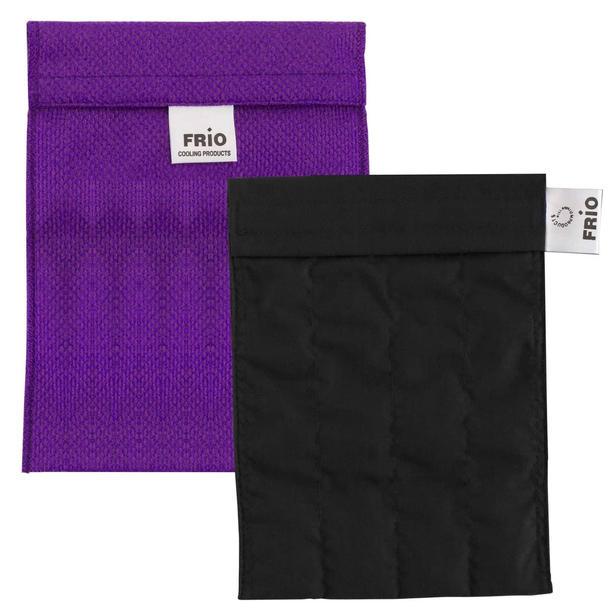 Large purple insulated cooling wallet with FRIO label and black inner pouch