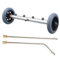 16-inch pressure washer undercarriage cleaner with two wheels and spray wand