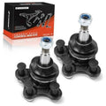 Front upper ball joint set, two rubber-sealed joints with metal studs