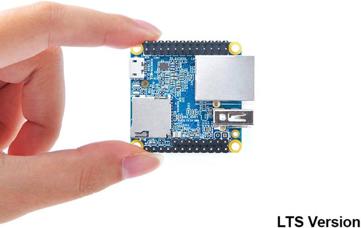 Nanopi NEO open-source H3 development board close view with pin header and microSD area
