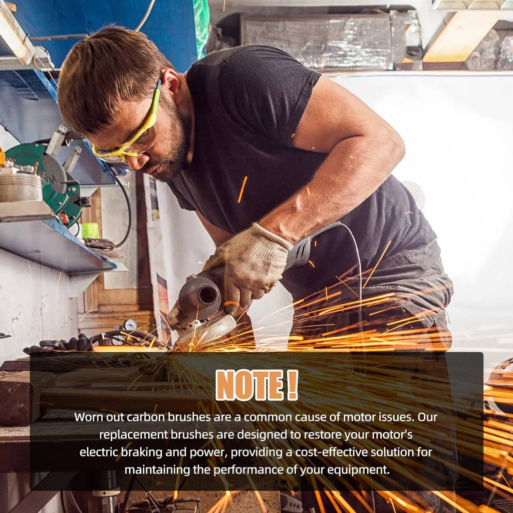 Arc welding worker with sparks and welding torch in a workshop