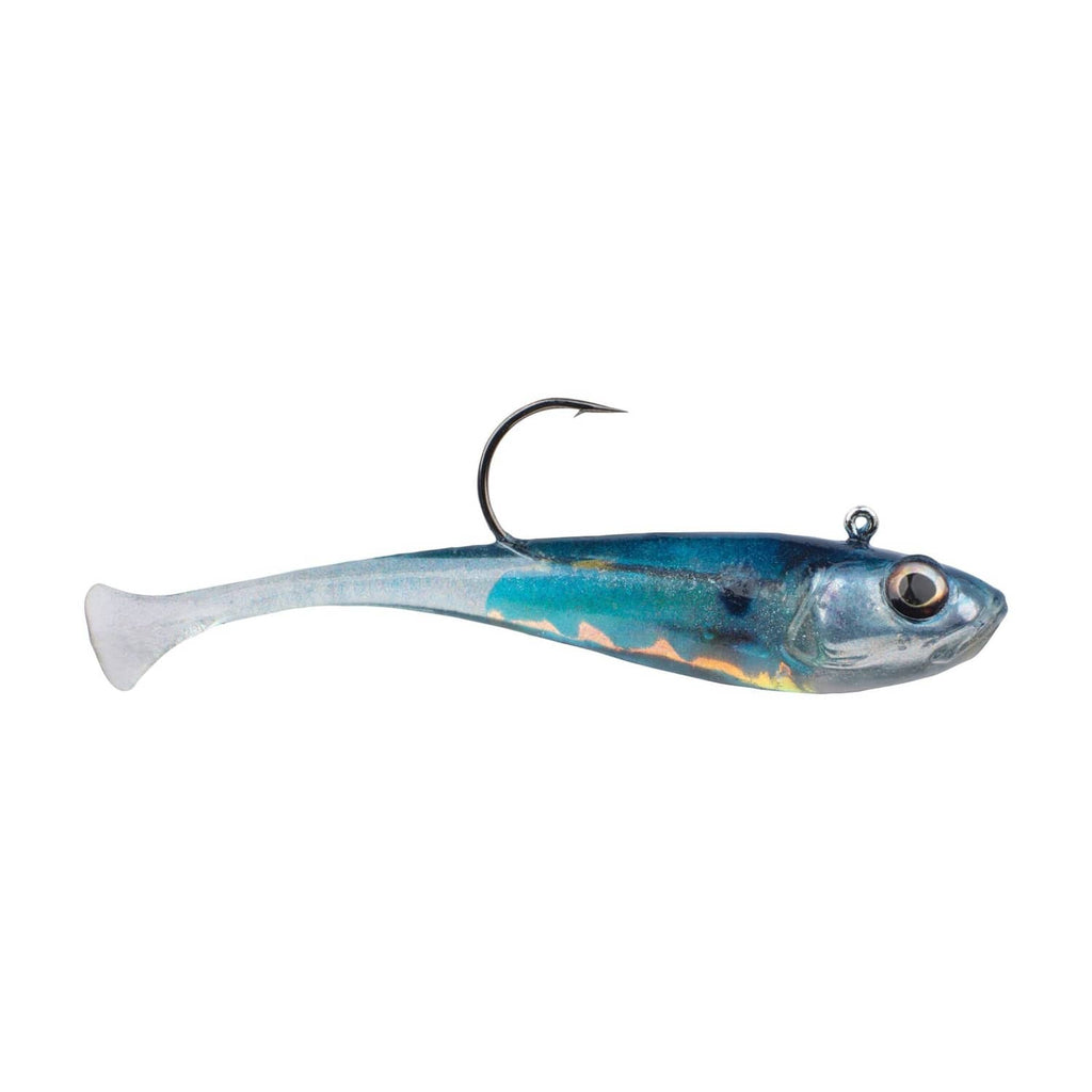 Berkley Powerbait soft plastic swimbait, blue wizard HD, 1.75 in.